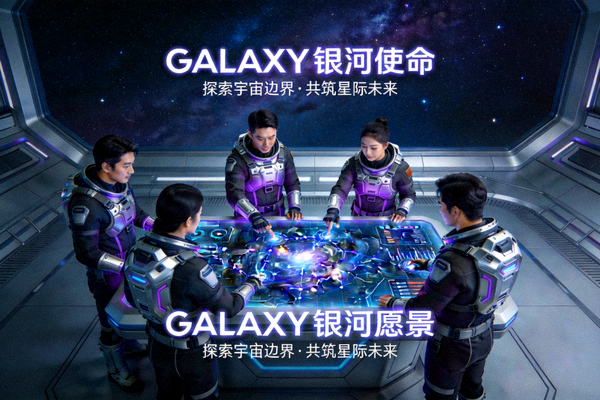 GALAXY银河使命与愿景的团队合作场景